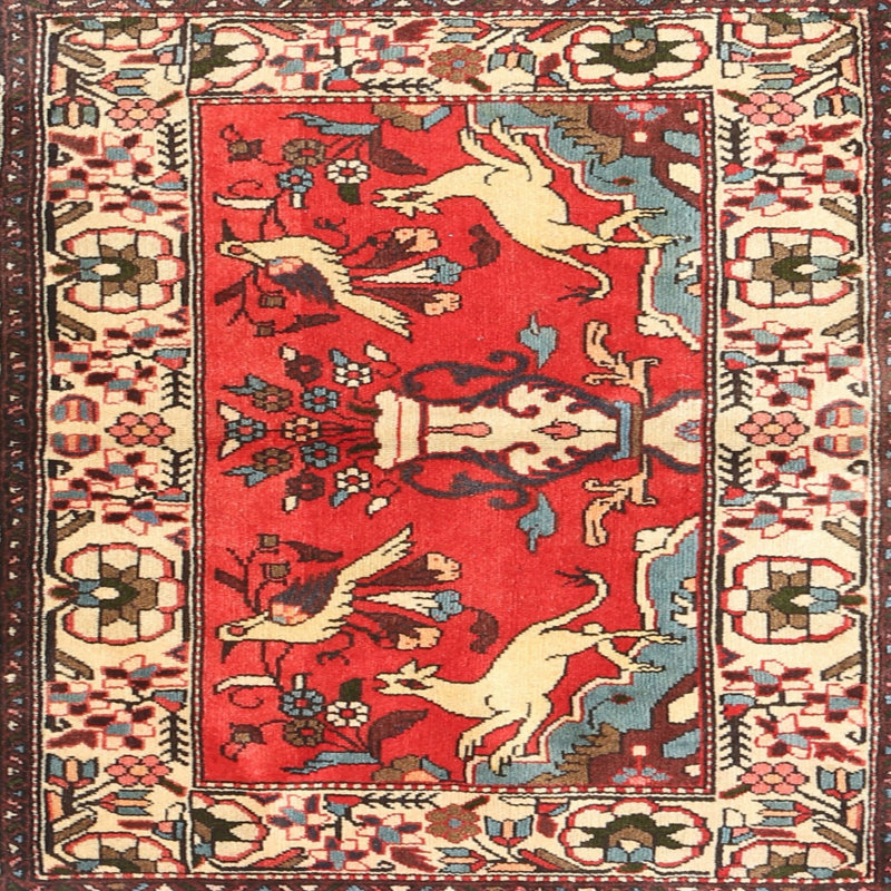 Southwestern Indoor Rug, Round 6'