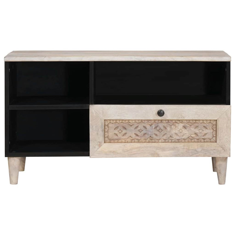 Unfinished TV Stand, White