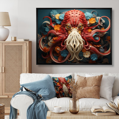 " Squid Enigmatic Cephalopod Geometric I "