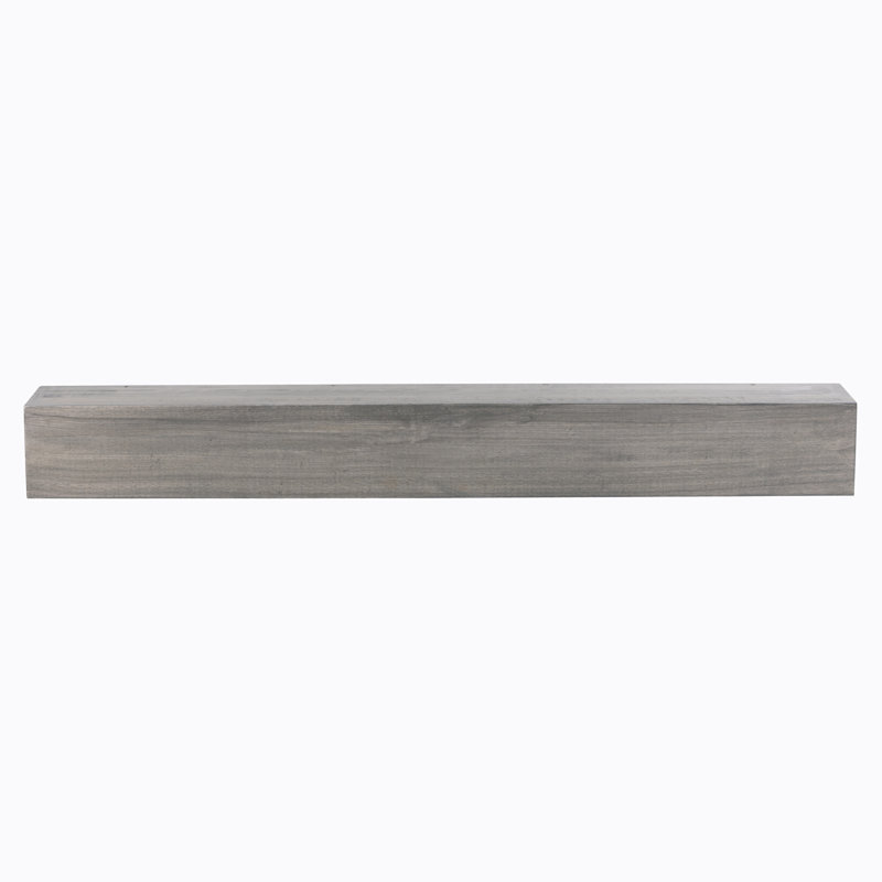 Tablette de manteau de cheminée style campagnard moderne, 36", Gris cendré, 6.25"