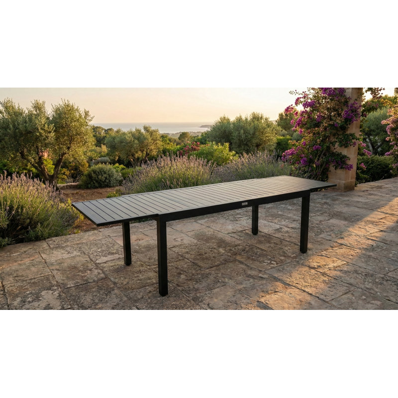 Table d'extension rectangulaire (39 "x 70" à 106 ") - Noir