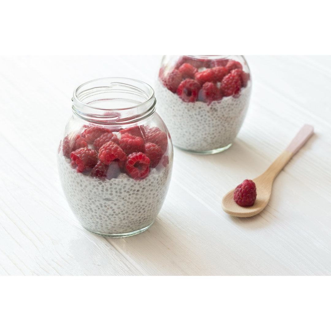 Chia Seeds Pudding by Olhakozachenko - Wrapped Canvas Print