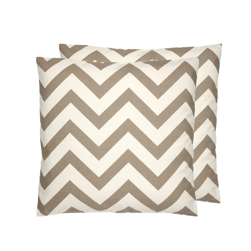 Housse de coussin en coton Los Angeles, Beige