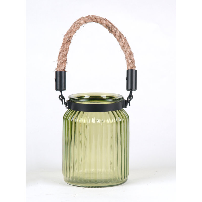 Pot de rangement, Vert, H 5,75 po x l 5,25 po x P 5,25 po