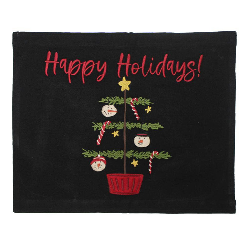 C Snowmen Fun Tree Pennant