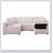 106.3 Inch Soft U-Shaped 4-Person Sofa with 30.7 Inch Ottoman, Hydraulic Lift for Enhanced Comfort and Storage