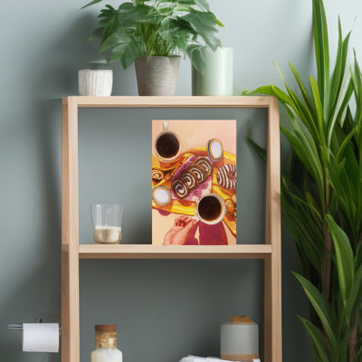 Art mural contemporain Sweet Treats And Coffee