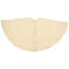 Knitted Sweater Tree Skirt With Braided Border - 60" - Cream