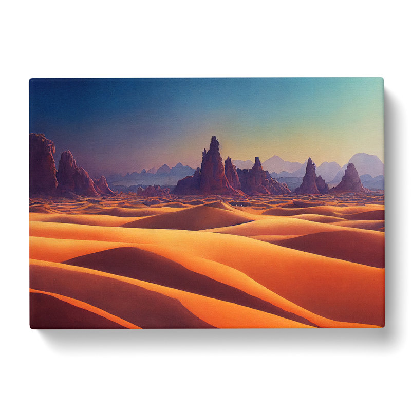 Desert View Vol.5 - Wrapped Canvas, 35cm H x 50cm W x 3cm D