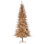 Sleek Gold Slim Christmas Tree With Warm White LED Lights
