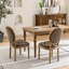 Cadre en bois massif de style français, peinture antique, décoration de boucle artificielle tirée à la main en polyuréthane-2067620042