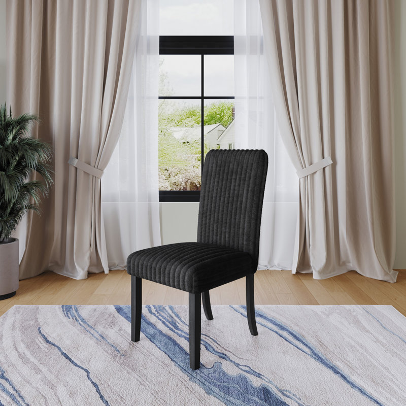 Guymon Dining Chair, Black