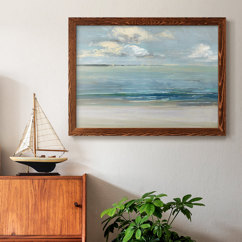 Across The Sound, reproduction d'art sur toile, Érable, H 26 po x l 38 po