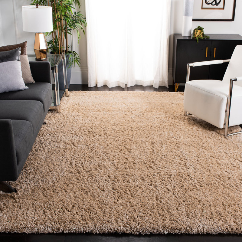 Schmitt Shag Performance Solid Color Rug, Rectangle 6' x 9'