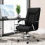Chaise de bureau à haut dossier, chaise de bureau d'ordinateur avec support lombaire et hauteur réglable