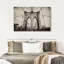 Impression sur toile, pont monochrome de Brooklyn-1644016562