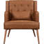 Faux Leather Armchair