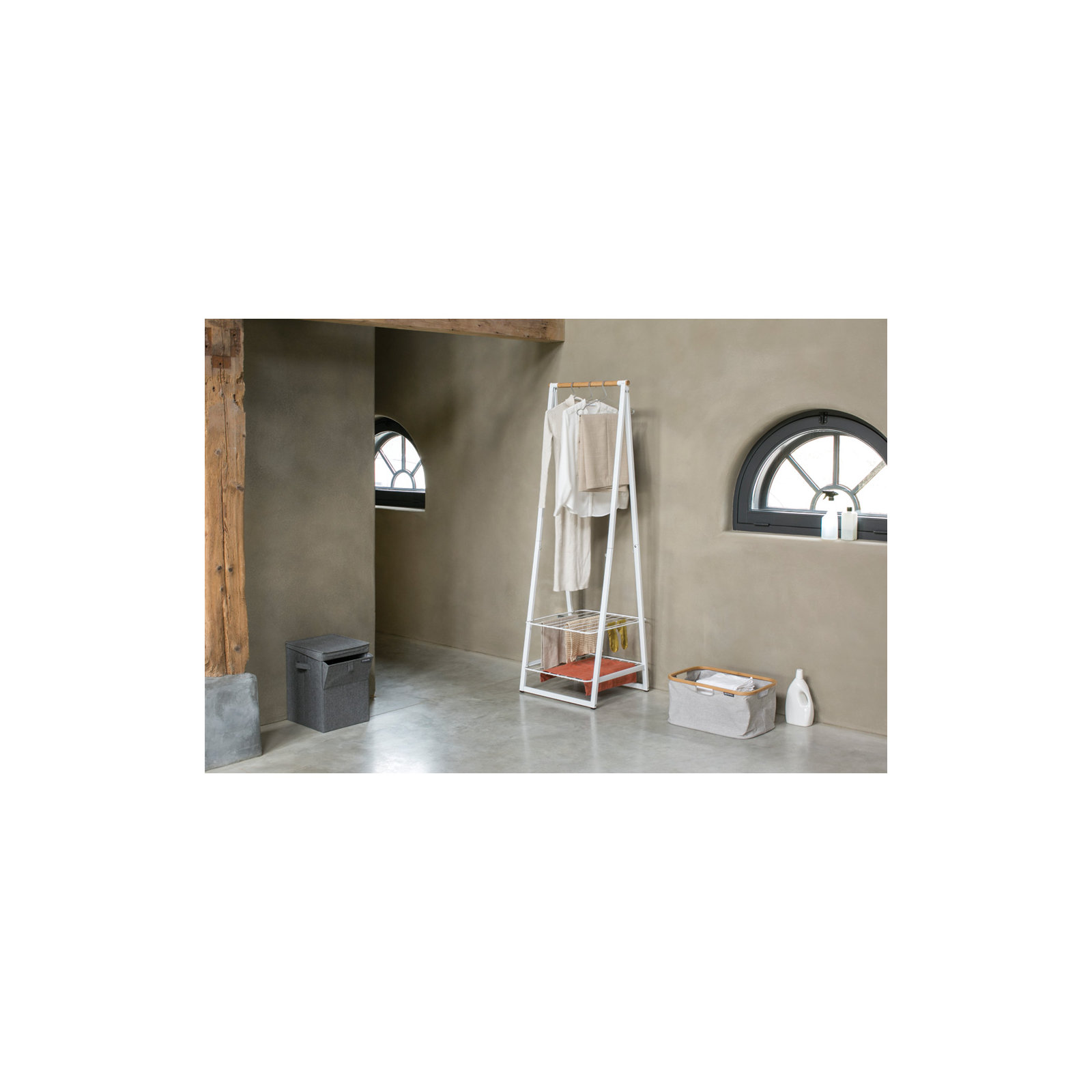 Brabantia Linn Garment Clothes Rack, Small, White