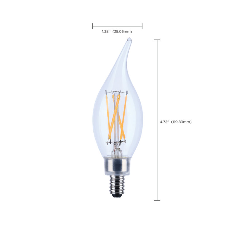 5.5 Watt Clear LED Bulb, 3000