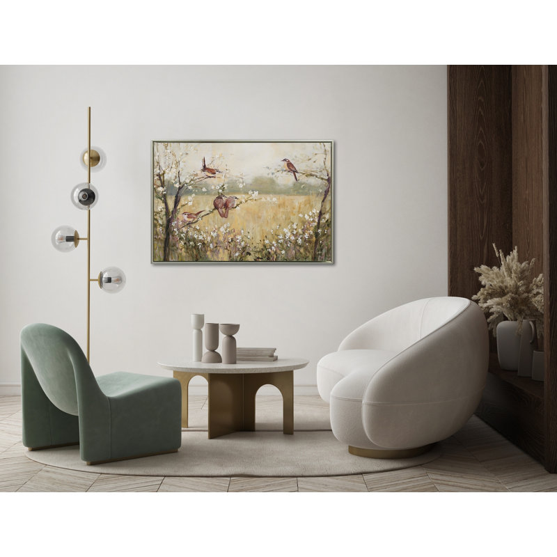 Spring Gathering Canvas Wall Art