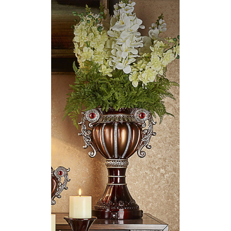 Urn-Shaped Decorative Vase