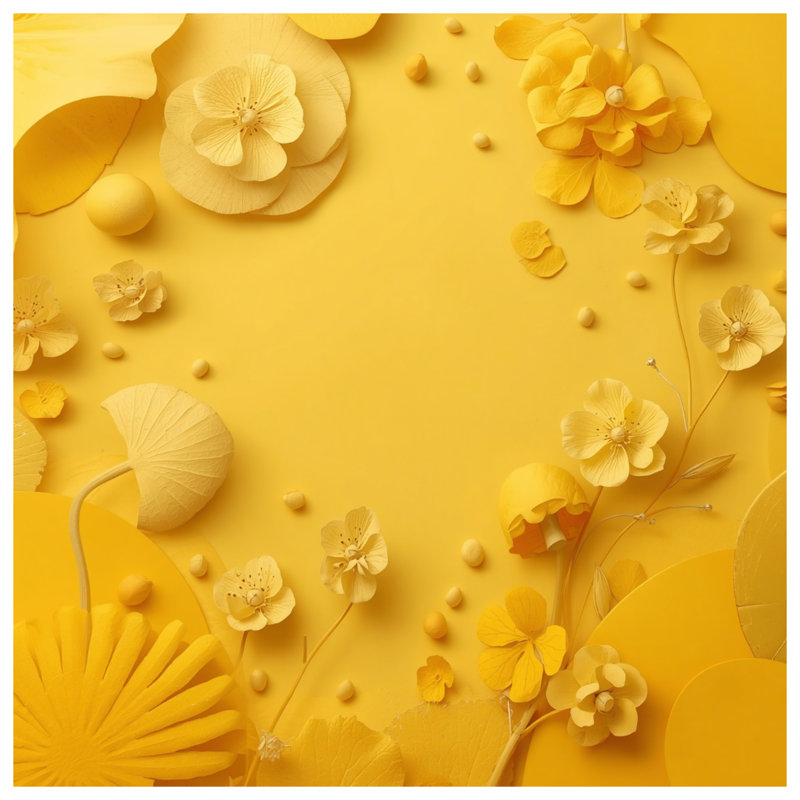 Housses de couette en papier jaune, Lit simple