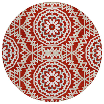 Tapis intérieur / extérieur en polyester tissé à la machine Kawon