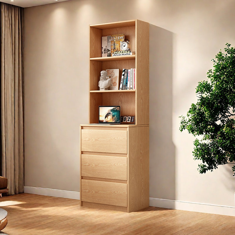 Frese,  (3 Shelves) 74.8"H x 23.62"W x 15.75"D