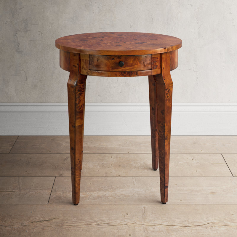 Amberwood End Table with Storage, Honey 