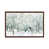 Toile avec cadre en bois brun classique