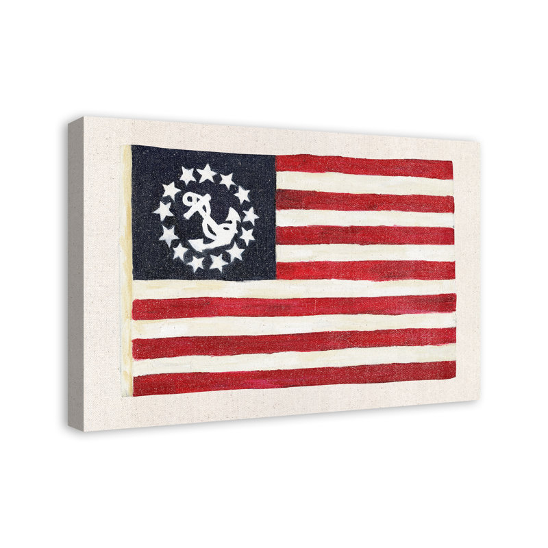 «Anchor Flag», impression sur toile tendue, H 20 po x l 30 po x P 1,25 po