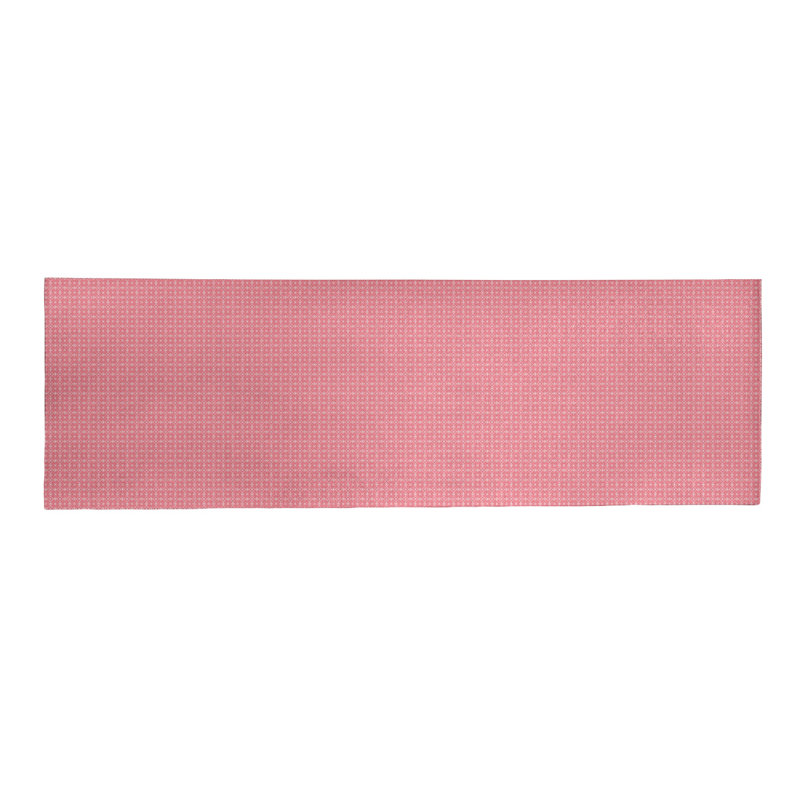 Tapis de zone rose napperon classic, Tapis de couloir 2 pi 6 po x 8 pi
