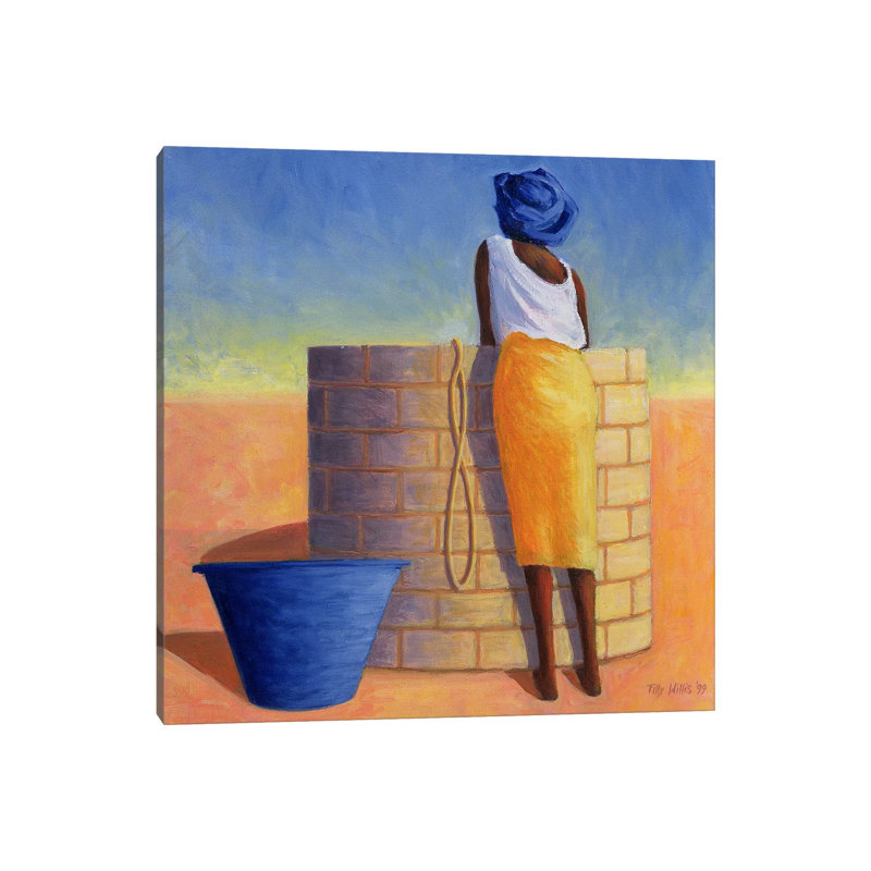 Well Woman by Tilly Willis - Wrapped Canvas Painting, 30.48 cm H x 30.48 cm W