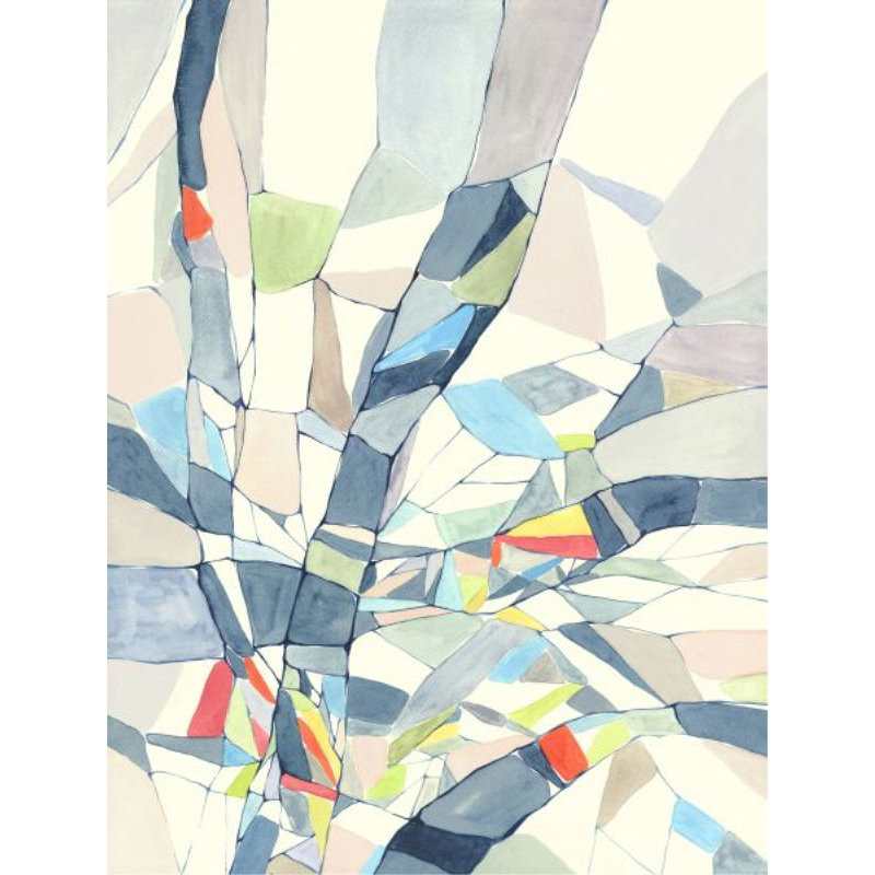 Crystal Sound I Print by Janice Sadler, 53" H x 40" W x 1.5" D, Outdoor
