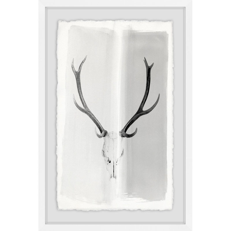 Print, 18", White Wood