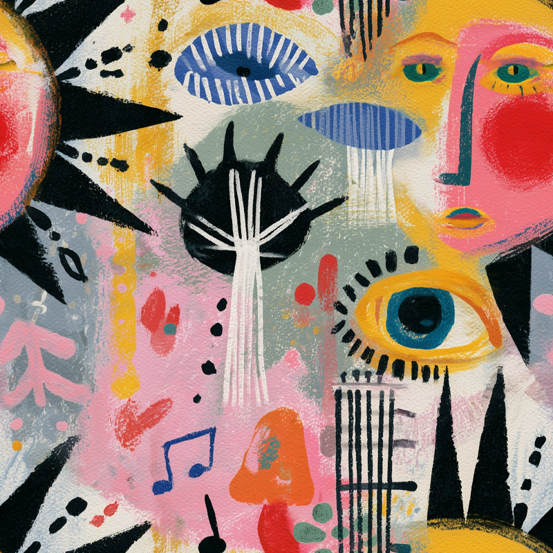 Papier peint abstrait moderne avec décoration murale lumineuse, Peler et coller