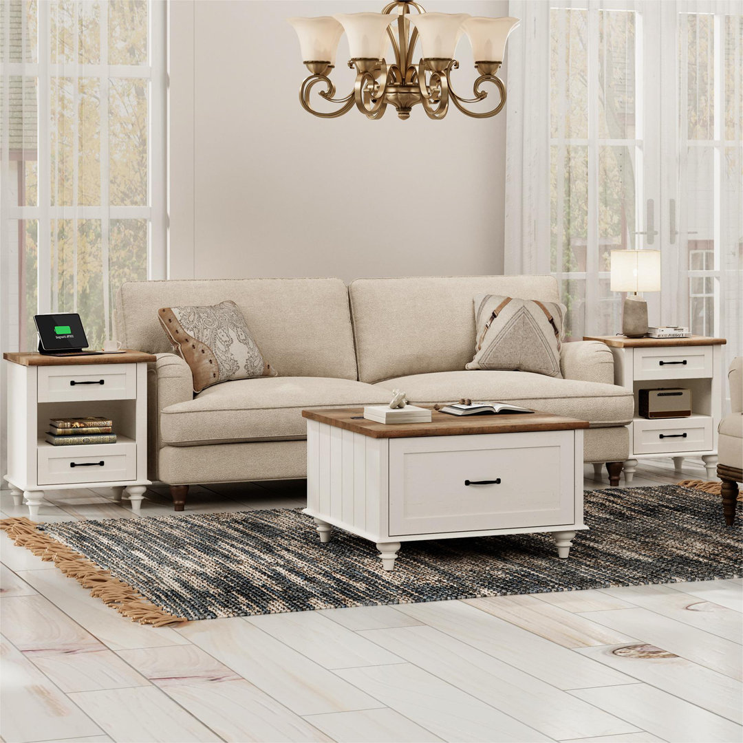 Scarlett Adnah 3 - Piece Living Room Table Set Sand & Stable™