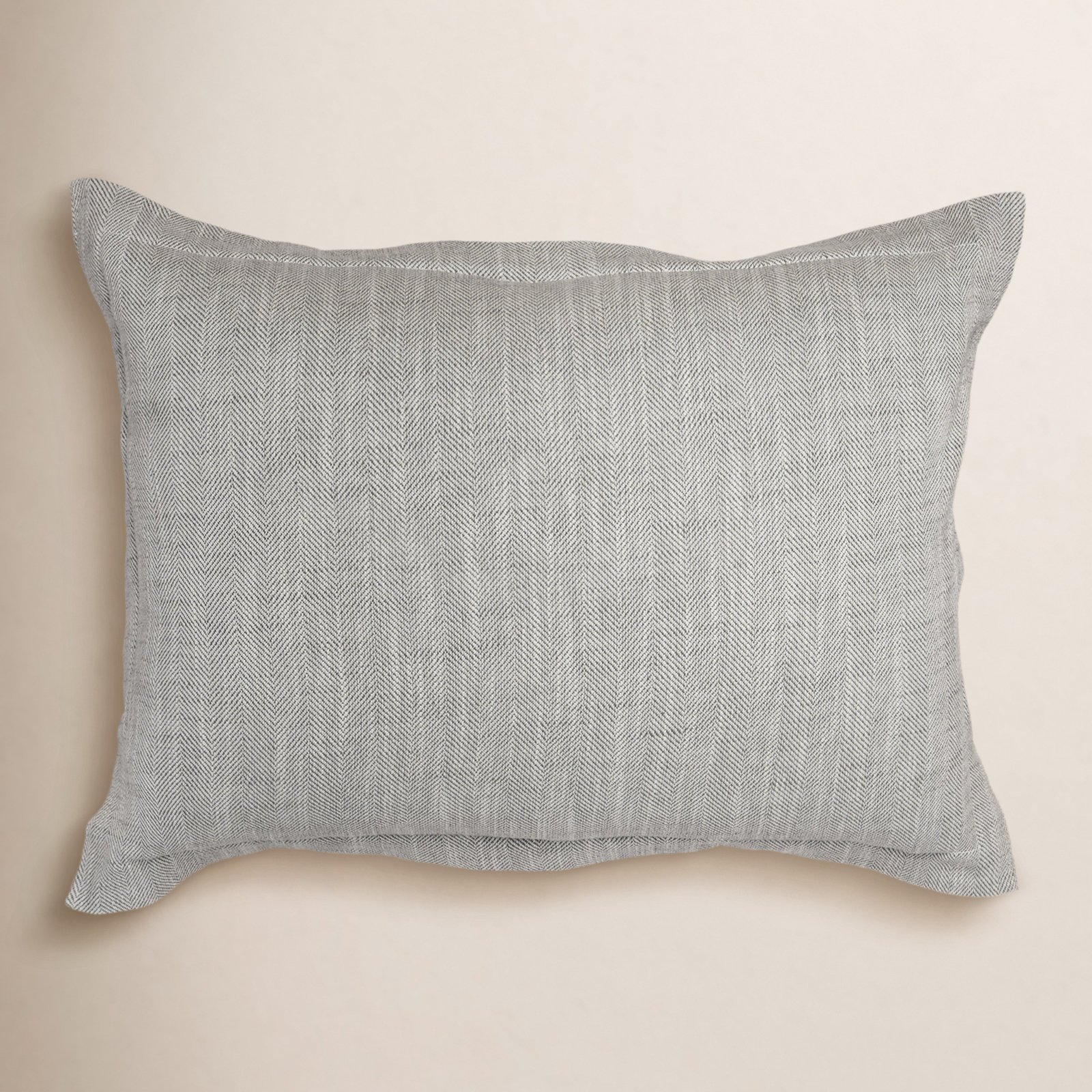 Lucas Cotton Shams, Standard, Gray