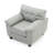 Moran Faux Leather Armchair-207826073