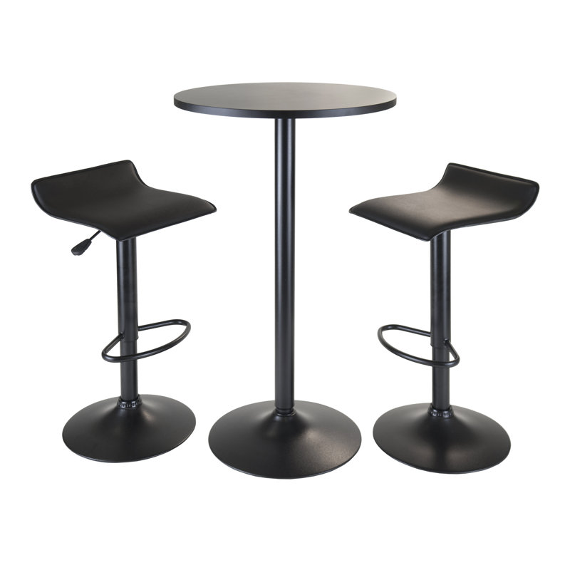 Vallelunga Misouk 3 Piece Pub Table Set