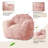 Bean Bag Chair, Bean Bag Chairs for Kids Soft Beanbag Chair with Filler Included, Adult Bean Bag Couch Sofa with Armrests for Living Room Bedroom-47972605-47972606