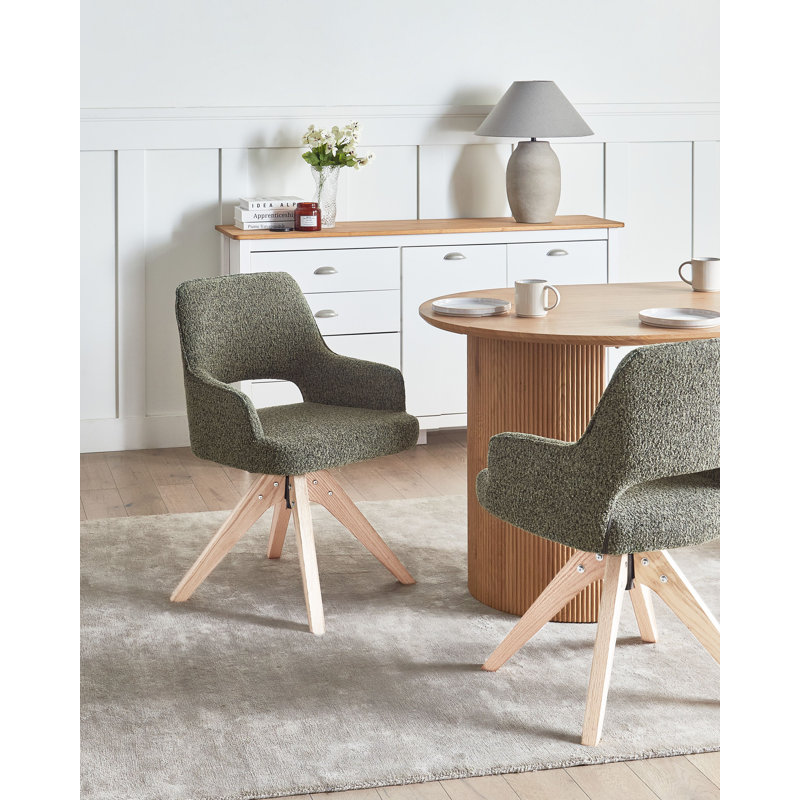 MORAVIA 40cm H Upholstered Armchair in Green