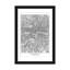 « london minimal urban blueprint map », reproduction d’impression sur toile-72239407-72239406-72239412