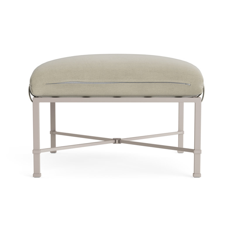Venetian Outdoor Ottoman, Fushion Dove, Dove Smooth