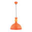 Luminaire de lustre réglable orange, corps en métal, 11,8 po x 9,8 po | Hauteur: 11,8 à 51,2 pouces | Douille E27, 40 W maximum (ampoule non incluse) | Éclairage élégant pour la maison et le bureau, classé IP20-1347716516