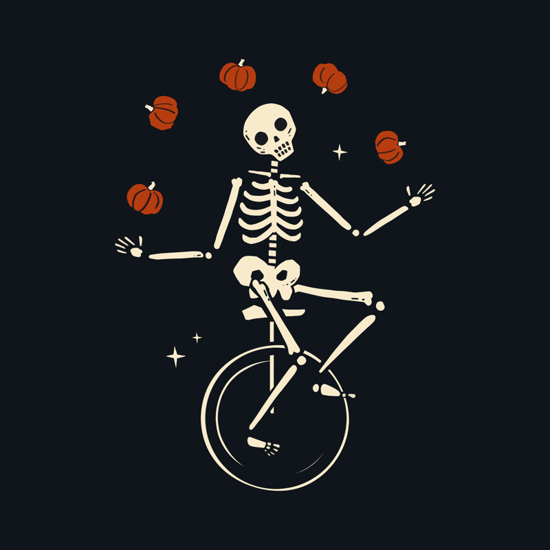 «Skeleton Anics IV» par Victoria Barnes, H 30 po x l 30 po