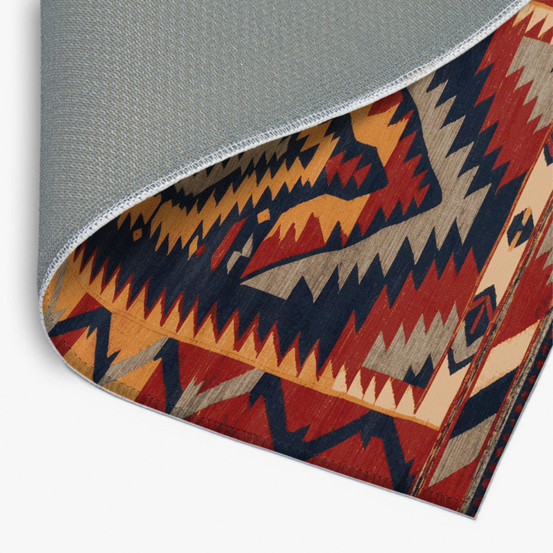 Tapis turc intérieur et extérieur gris, Rectangulaire 2 pi x 3 pi