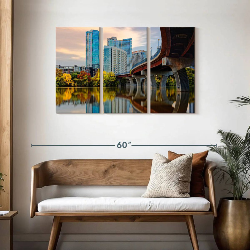 Paysage urbain urbain Sirci Austin, H 28 po x l 45 po