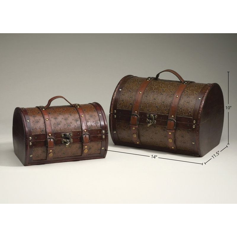 2-Piece Dome Top Decorative Box Set