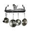 Gourmet Handcrafted Bookshelf Wall Mounted Pot Rack-1542164887